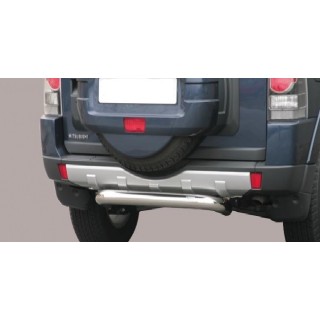 PROTECTION ARRIERE MITSUBISHI PAJERO 2012 2019 INOX  76mm - Access Auto 4x4
