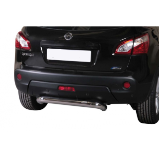 PROTECTION ARRIERE NISSAN QASHQAI 2010-2013 INOX  76mm