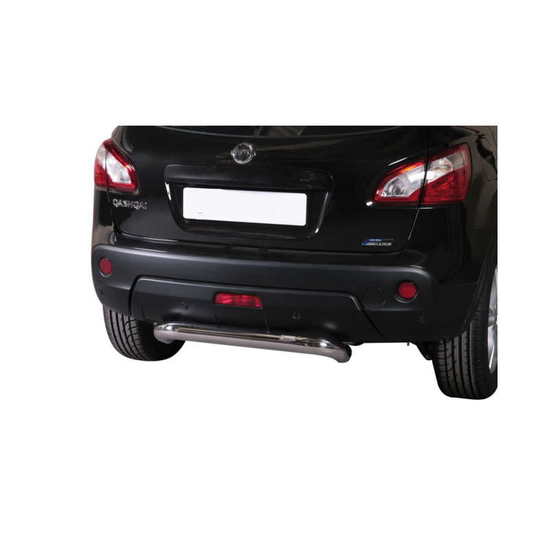 PROTECTION ARRIERE NISSAN QASHQAI + 2 2009-2013 INOX  76mm