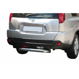 PROTECTION ARRIERE NISSAN X TRAIL 2007-2010 INOX  76mm