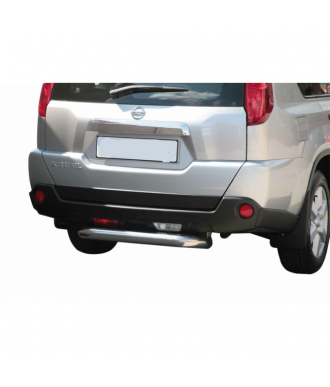 PROTECTION ARRIERE NISSAN X TRAIL 2007-2010 INOX  76mm