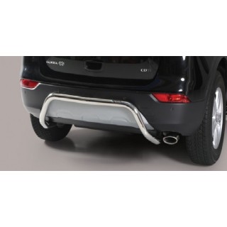 PROTECTION ARRIERE OPEL MOKKA X 2016-2020 INOX  50mm