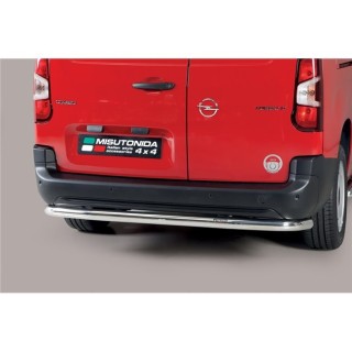 PROTECTION ARRIERE OPEL COMBO LONG L2 2018-AUJOURD'HUI INOX 63mm