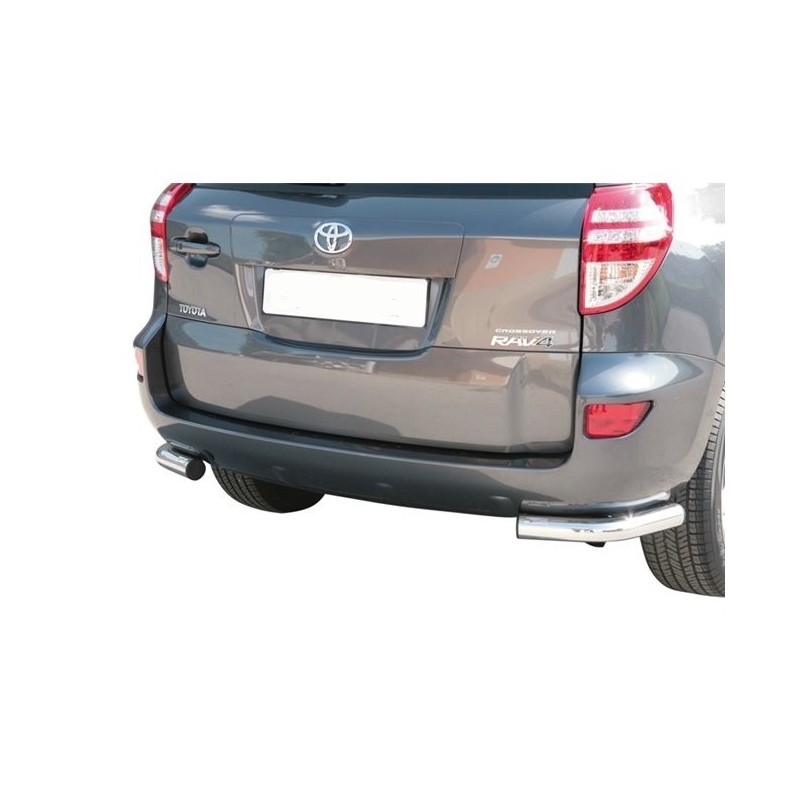PROTECTION ARRIERE TOYOTA RAV 4 2009-2010 INOX ANGLES SET 63mm