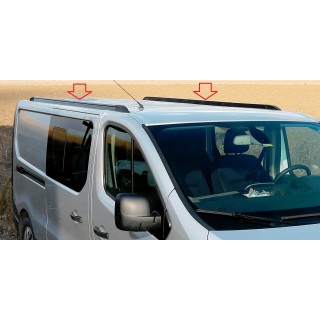 Barres de Toit-OPEL VIVARO-COURT-2001-2014-NOIR INTEGRE