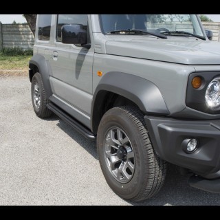 Marche-Pieds-SUZUKI-JIMNY-2019 AUJOURD'HUI ALUMINIUM PLAT NOIR