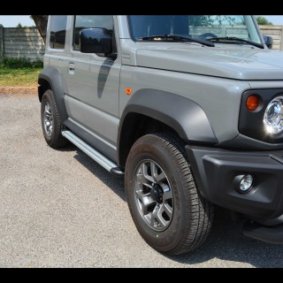 Marche-Pieds-SUZUKI-JIMNY-2019 AUJOURD'HUI ALUMINIUM PLAT GRIS