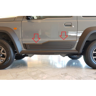 Baguettes de porte-SUZUKI-JIMNY-2019-AUJOURD'HUI ABS NOIR DESIGN