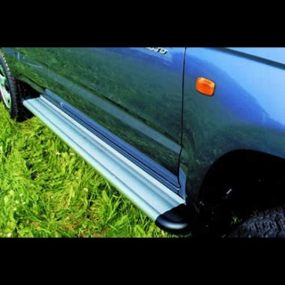 marche pieds TOYOTA HI LUX 1998 2001 Aluminium GRIS DOUBLE CABINE - Access Auto 4x4