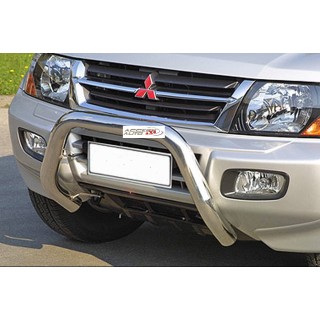 PARE BUFFLE-MITSUBISHI-PAJERO-2000-2006- INOX 60mm