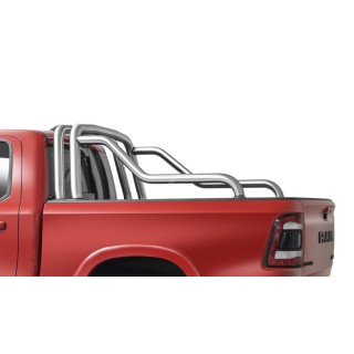 ROLL BAR-DODGE RAM 1500-2019-AUJOURD'HUI-INOX TRIPLE BARRES