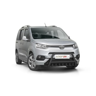 PARE BUFFLE-TOYOTA-PROACE CITY VERSO-2019-AUJOURD'HUI-HOMOLOGUE - NOIR grille