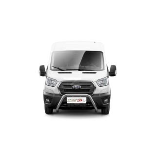 PARE BUFFLE-FORD-TRANSIT-2019-AUJOURD'HUI- HOMOLOGUE INOX  70mm