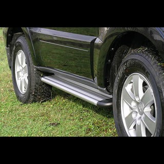 Marche pieds-MITSUBISHI-PAJERO-3-portes-2003-2018-ALUMINIUM GRIS2