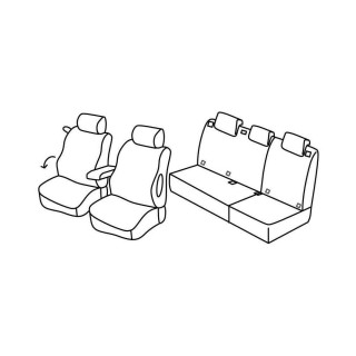 Housses siege auto sur-mesure tissus-MERCEDES-CLASSE-B-2005-2011