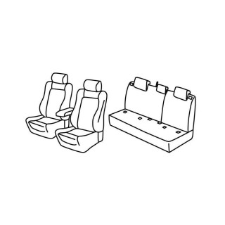 Housses siege auto sur-mesure tissus -SUBARU -XV-2012-2018