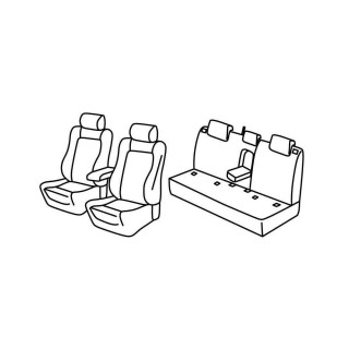 Housses siege auto sur-mesure tissus -SUBARU -XV-2018-AUJOURD'HUI