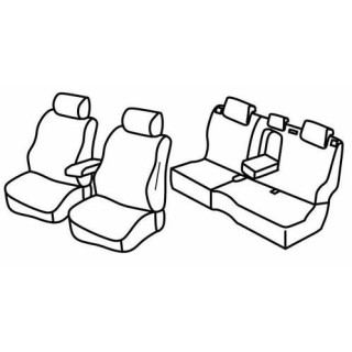 Housses siege auto sur-mesure tissus -CHEVROLET TRAX-2013-2015