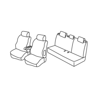 Housses siege auto sur-mesure tissus-CITROEN-C3-2005-2009