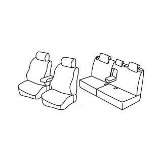 Housses siege auto sur-mesure tissus-CITROEN-C4-5-PORTES-2005-2010