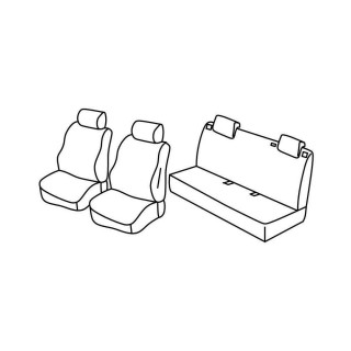 Housses siege auto sur-mesure tissus-FIAT PUNTO 5 PORTES-2012-2019