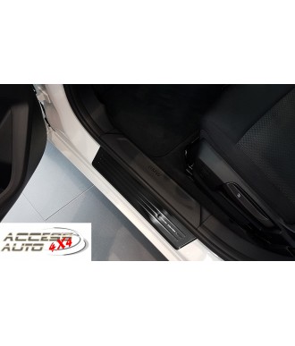 seuil de porte-BMW SERIE 1-2019-AUJOURD'HUI-INOX NOIR 4 PIECES