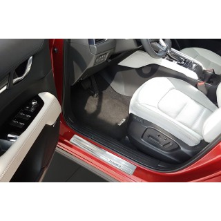 seuil de porte-MAZDA CX 5-2017-AUJOURD'HUI-INOX POLI 4 PIECES