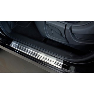 seuil de porte-NISSAN QASHQAI 2014-AUJOURD'HUI-INOX POLI 4 PIECES