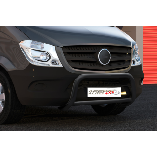 Pare Buffle MERCEDES-SPRINTER-2018 AUJOURD'HUI INOX NOIR HOMOLOGUE-camera frontale PROPULSION