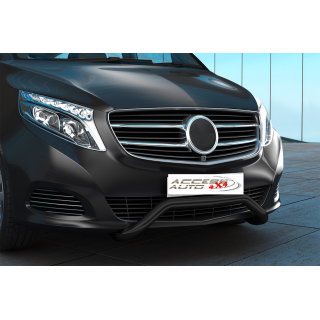 PARE BUFFLE-MERCEDES-CLASSE V-W447-2014-AUJOURD'HUI-NOIR HOMOLOGUE - protection basse 1