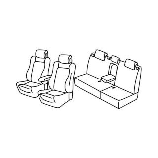 Housses siege auto-RENAULT MEGANE 5 portes GT LINE 2008-2015