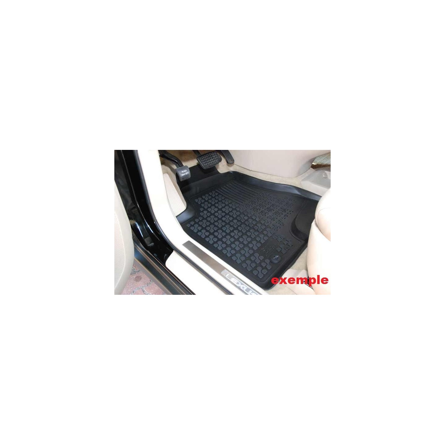 Tapis De Sol Pour Peugeot 2008 (2020-2025) - Ensemble 4 Pièces En PU, Imperméable, Antidérapant, Sur Mesure