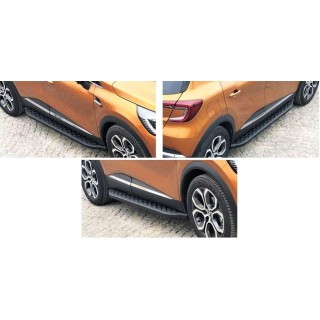 marche pieds-RENAULT-CAPTUR-2019-AUJOURD'HUI Aluminium TX NOIR