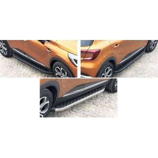 marche pieds-RENAULT-CAPTUR-2019-AUJOURD'HUI Aluminium TX CHROME