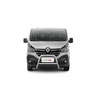 PARE BUFFLE-RENAULT TRAFIC -2019-AUJOURD'HUI-HOMOLOGUE INOX Barre renfort