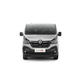 PARE BUFFLE-RENAULT TRAFIC -2019-AUJOURD'HUI-HOMOLOGUE INOX Noir Protection Basse