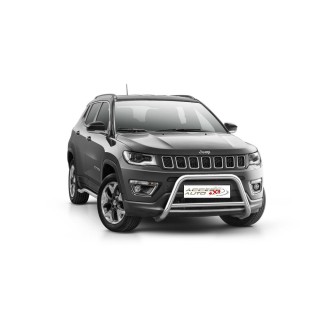 PARE BUFFLE-JEEP COMPASS -2017-AUJOURD'HUI-HOMOLOGUE INOX- Barre renfort