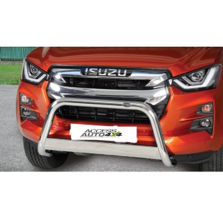 PARE BUFFLE-ISUZU-D-MAX-2021-AUJOURD'HUI- HOMOLOGUE INOX  - Barre de Renfort