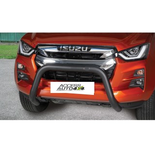 PARE BUFFLE-ISUZU-D-MAX-2021-AUJOURD'HUI- HOMOLOGUE INOX NOIR