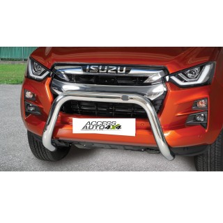 PARE BUFFLE-ISUZU-D-MAX-2021-AUJOURD'HUI- HOMOLOGUE INOX