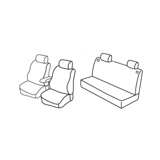 Housses siege auto-VOLKSWAGEN-GOLF-IV-BERLINE 5 portes-1997-1999