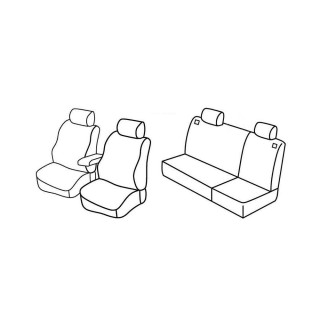 Housses siege auto-VOLKSWAGEN-GOLF-IV-BERLINE 5 portes-1997-1999