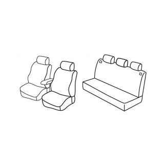 Housses siege auto-VOLKSWAGEN-GOLF-IV-BERLINE 5 portes-2000-2003