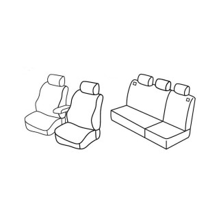 Housses siege auto-VOLKSWAGEN-GOLF-IV-BERLINE 5 portes-2000-2003