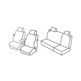 Housses siege auto-VOLKSWAGEN-GOLF-IV-BERLINE 3 portes-1997-1999