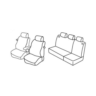 Housses siege auto-VOLKSWAGEN-GOLF-IV-BERLINE 3 portes-2000-2003