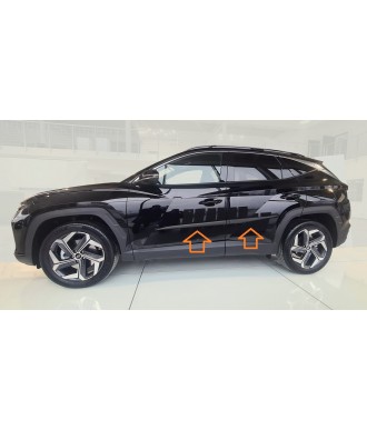 Baguettes de porte HYUNDAI TUCSON 2020 AUJOURD'HUI ABS NOIR - Access Utilitaire - Vente en ligne d'accessoires auto et Véhicules Utilitaires