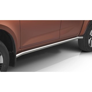 Marche pieds-ISUZU-D-MAX-DOUBLE CABINE-2021-AUJOURD'HUI Inox Tubulaire PRR