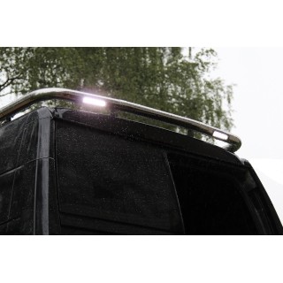 RAMPE DE TOIT-OPEL VIVARO-2014-2019 INOX TUBULAIRE LED ARRIERE
