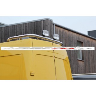 RAMPE DE TOIT-OPEL MOVANO-H2 2010-AUJOURD'HUI INOX TUBULAIRE ARRIERE